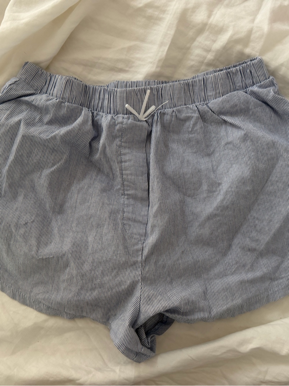 Altard state pyjama shorts . Blue stripes size XS